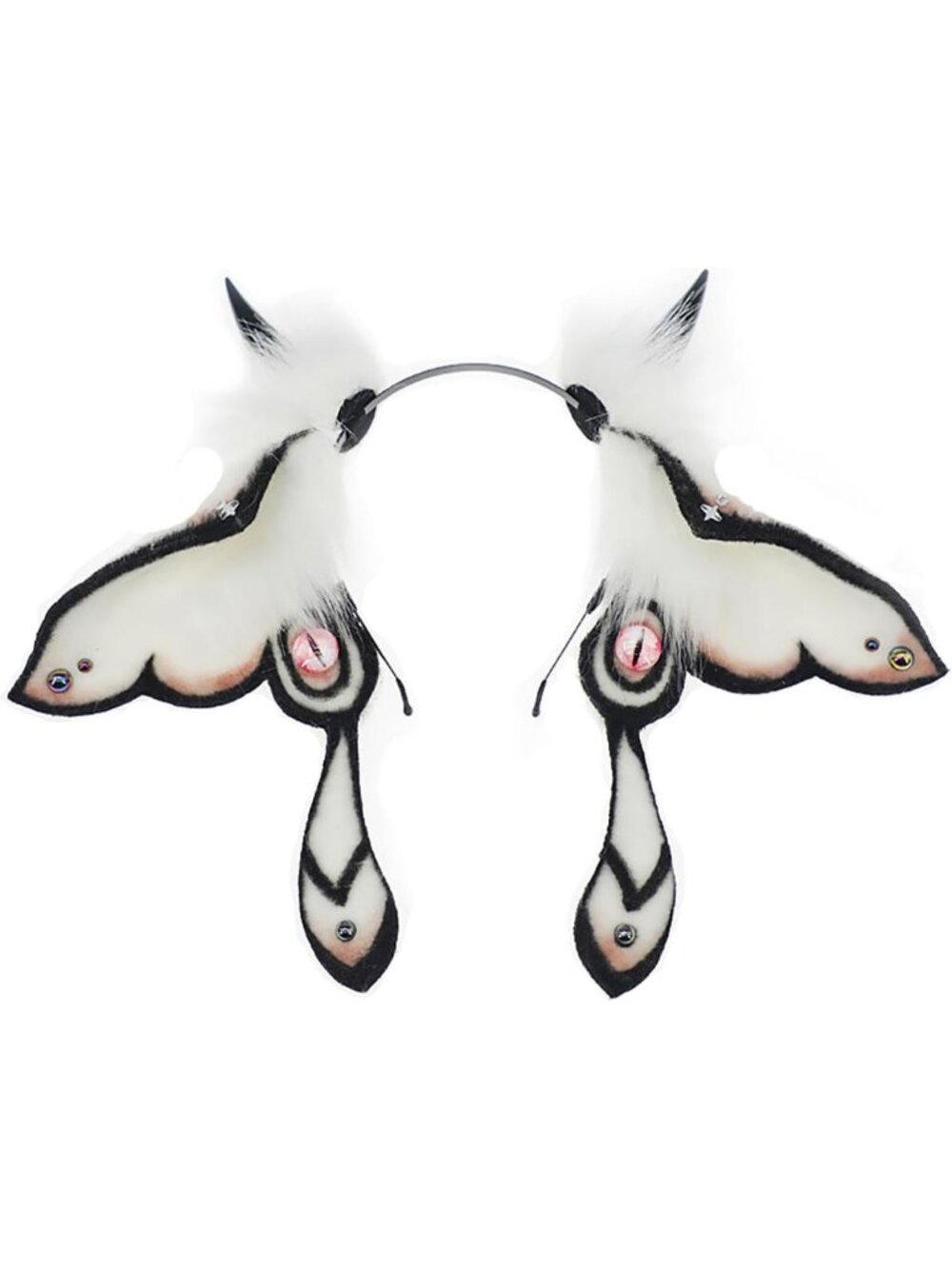 Furry Animal Ears Headband - Big Wing Cosplay Party & Halloween Accessory